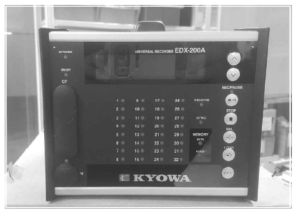 계측 장비 (KYOWA사 EDX-200A)