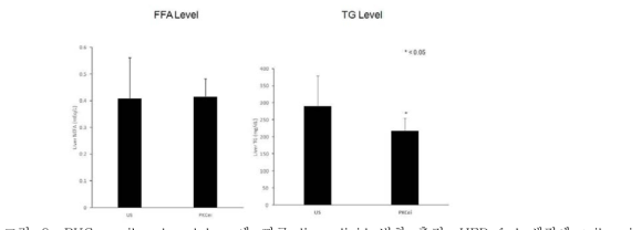 PKC epsilon knockdown에 따른 liver lipid 변화 측정.