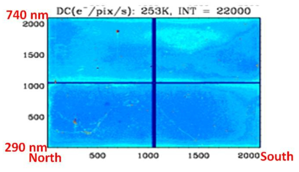 2 full-frame transfer CCDs with 4 quadrants of TEMPO (Image credit : Xiong Liu)