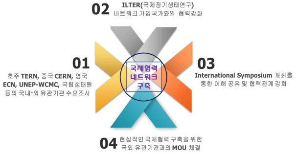 국제 협력 네트워크 모델 구축도