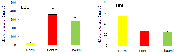 장수진흙버섯 폴리페놀 추출물의 LDL- 과 HDL-cholesterol level에 미치는 영향.