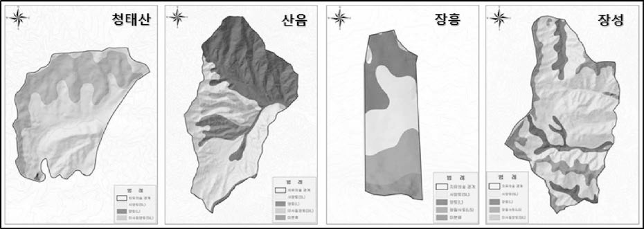 토성분포 분석