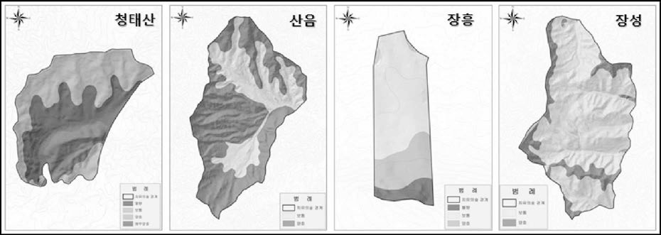 토양배수분포 분석