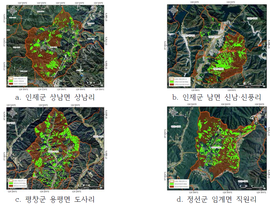 후보지 위치도