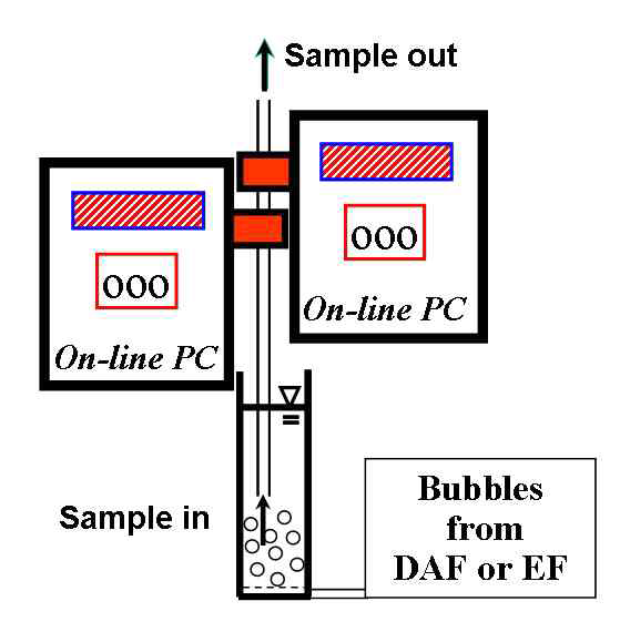 Schematic of particle counting method