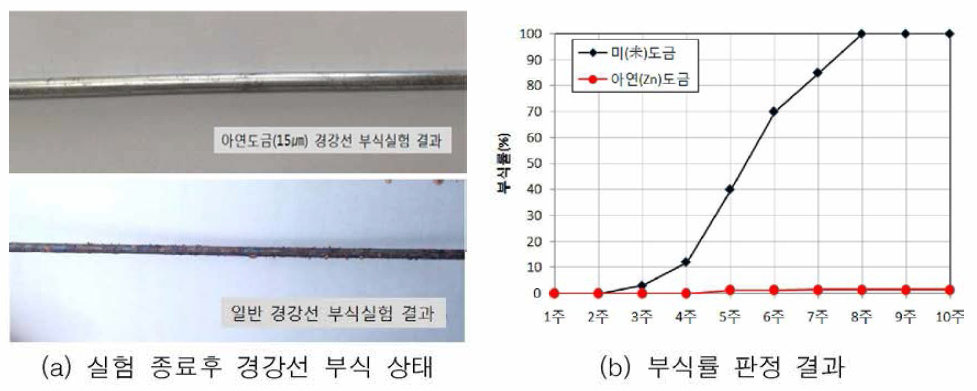 경강선 부식실험 결과