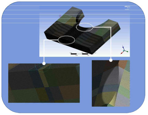 ANSYS-CFX 최종 메쉬 형상