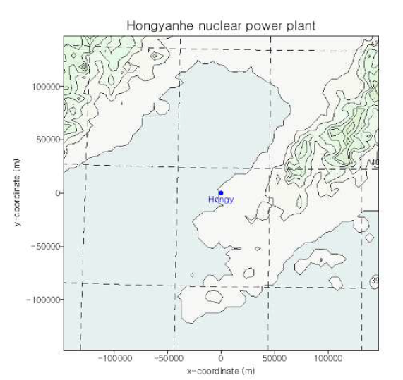 Hongyanhe 원전 및 평가 범위