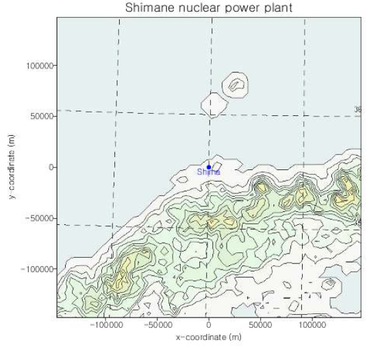 Shimane 원전 및 평가 범위