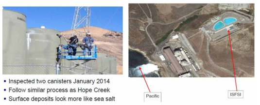 Diablo Canyon Canisters Inspections 결과
