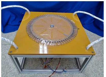 간이 시험용 회전 원판