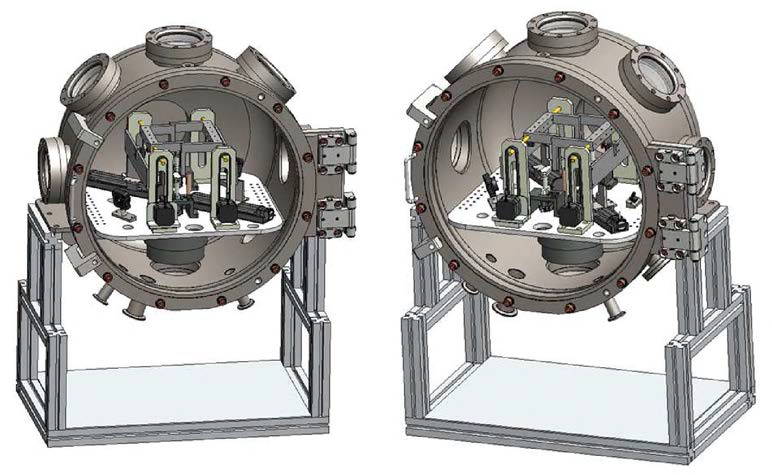 마이크로중력 액적연소실험 시스템 (챔버, 모듈, 거치대)