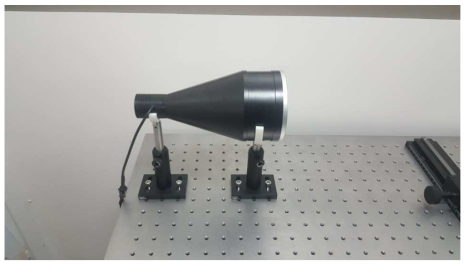 Telecentric Illuminator used to overcome the space limitation