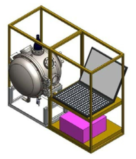 TWP optical configuration to be installed on a 100L combustion chamber