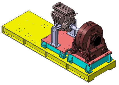 Drive System (Base Frame, Engine Frame, Dynamometer Frame)