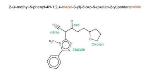 유방암 성장 억제 효능이 가장 우수한 nitrile+triazole 화합물
