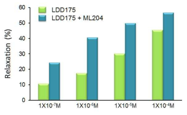 LDD175와 ML204의 병용효과