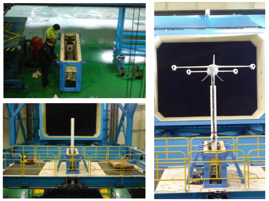 수직이착륙 무인기(QTP) 풍동시험을 위한 CSSS 설치