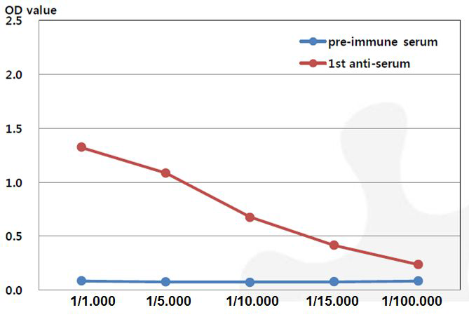 1차 혈청의 역가