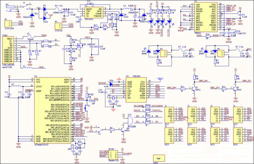 ATmega238을 탑재한 MakeBlock Orion Board Schematic