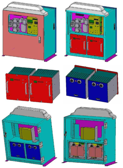 제어반 기구부 외형 3D 모델