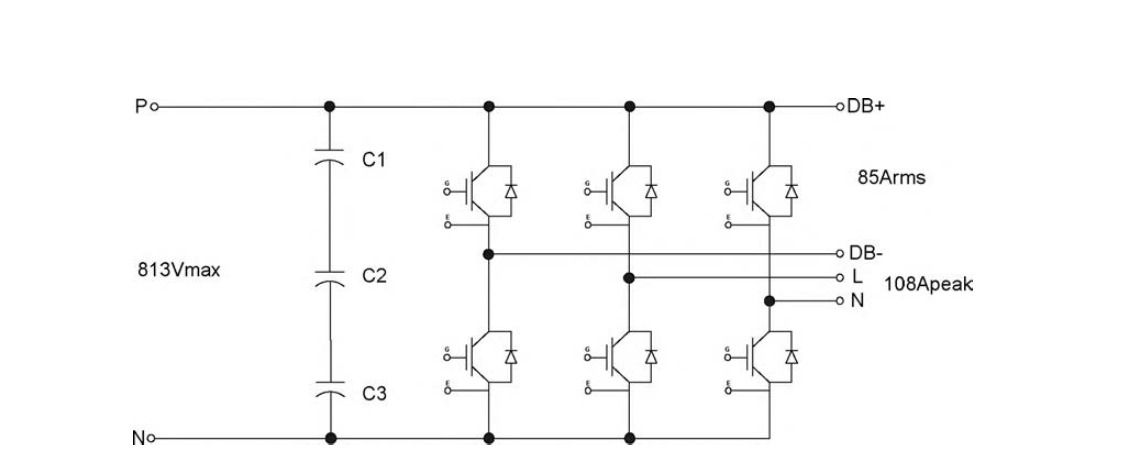 Circuit diagram of Exciter & DB converter used in component test