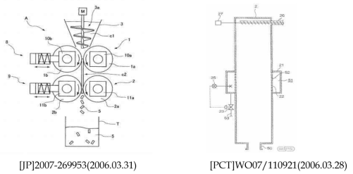 Mitsui 중공업의 하이드레이트 탈수 장치 관련 특허