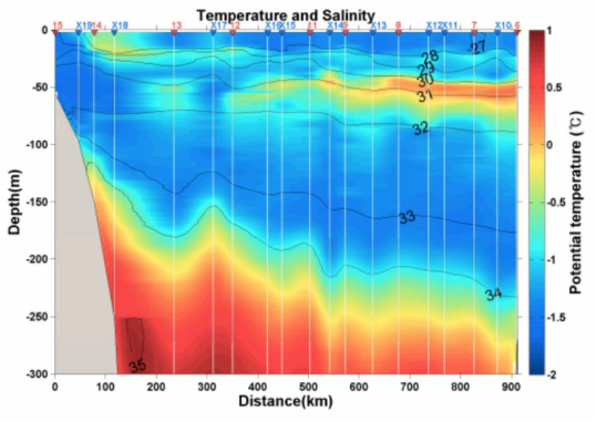 CTD/XCTD를 이용하여 관측한 척치해와 동시베리아해의 수온 및 염분 수직구조 분포