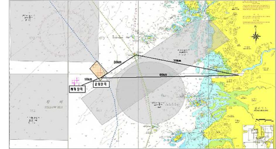 K-water 서해 EEZ 단지의 위치|