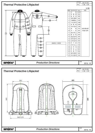 상시 착용형 TP - 구명조끼 설계도서 (page 3-4)