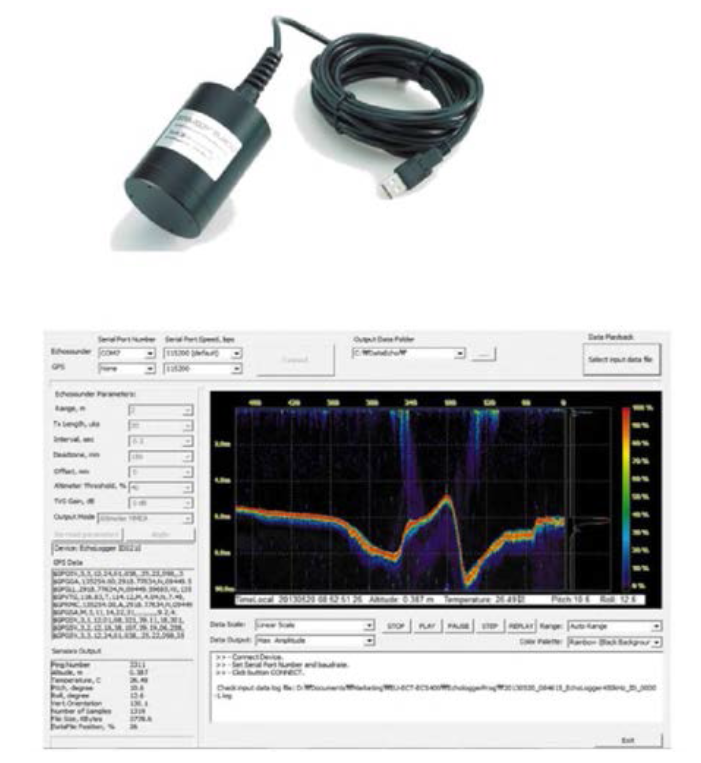 단일빔 음향측심기 (EU-400) 프로그램