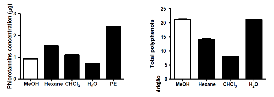 phlorotannin 및 total polyphenol 측정