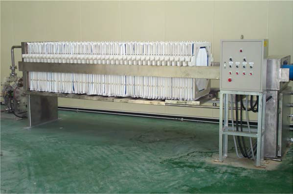 Filter press equipment for the production of tuna peptide capsules