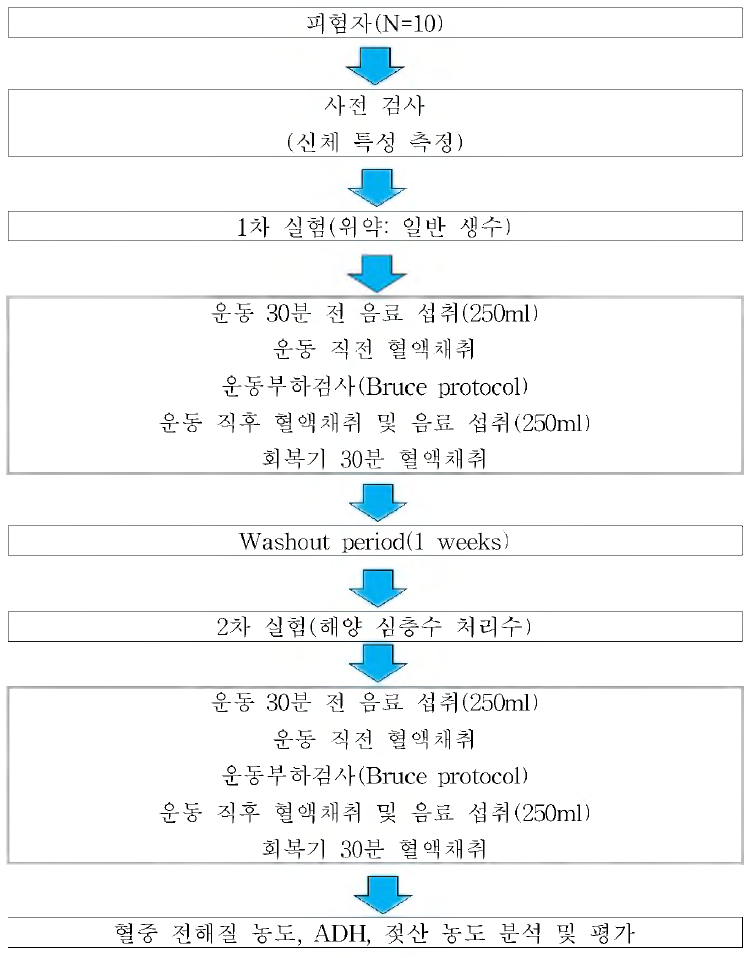 기능성 검정 실험 모식도