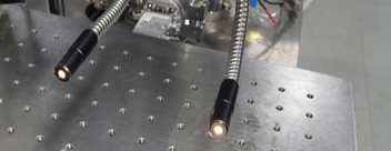 F.O.V. 측정에 사용된 fiber optic illuminator
