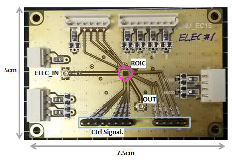 ROIC 특성평가를 이해 제작한 PCB 센서보드