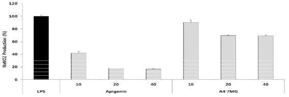 Apigenin 생물전환 대사체의 항염증 효능