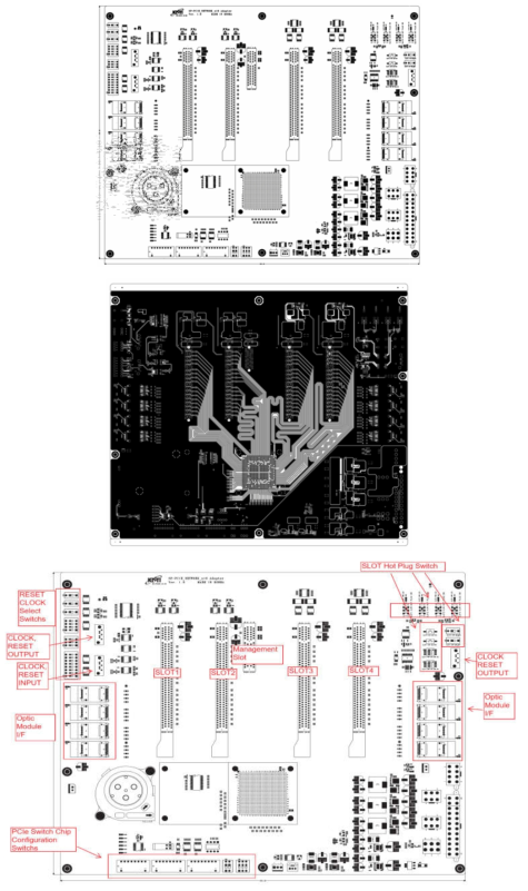 PCIe 패브릭 스위츠 보드 제작을 위한 회로 설계 및 거버