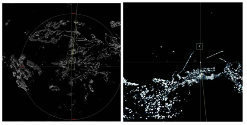 High speed visualization of radar signals