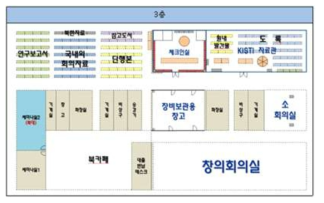 Bookcase Arrangement Map(3rd Floor)