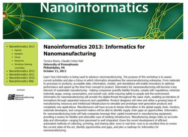 나노인포매틱스 2013 : 제조를 위한 나노인포매틱스 포럼 홈피