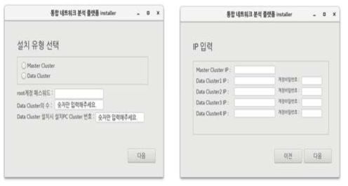 개발한 통합 네트워크 분석 플랫폼 패키징 기술