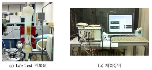 PDT와 압전소자 센싱기법의 병행 Lab Test 장치