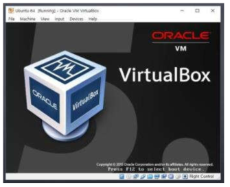 Virtualbox 실행 화면