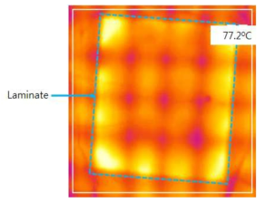 Thermal image of Infrared camera