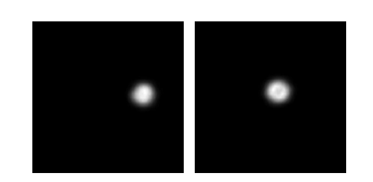 Left and Right gamma images from first scene