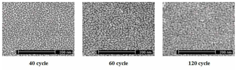 ALD 초기거동 제어를 통한 Continuous 한 Nobel Metal Nanointerface 층형성