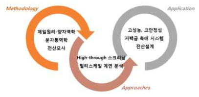 고성능/고안정성의 산소환원반응 촉매 전산 설계를 위한 연구개념도