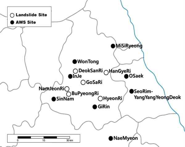 덕산리(강우 관측소: 인제)