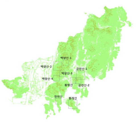부산광역시 검토지역 선정 결과